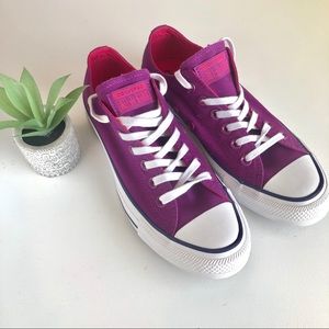 Converse Chuck70 purple cactus flower low top 8.5